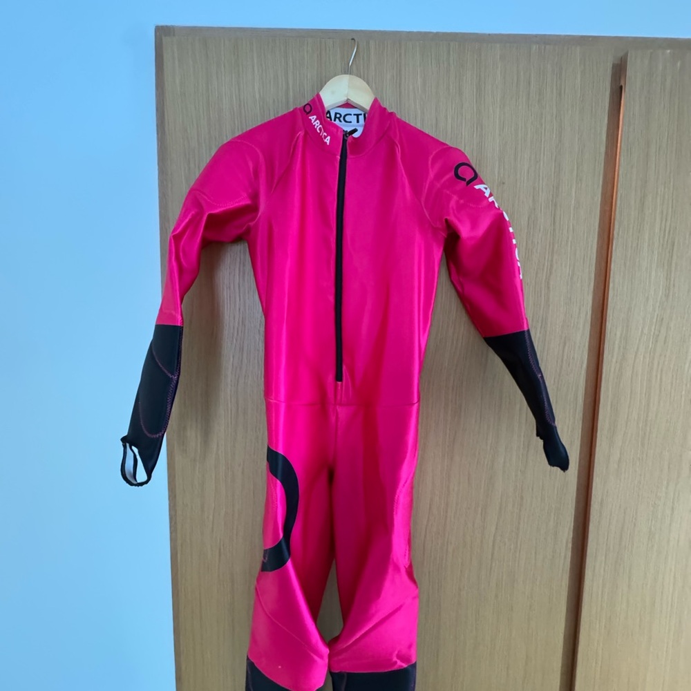 Arctica Pink and Black Ski Suit